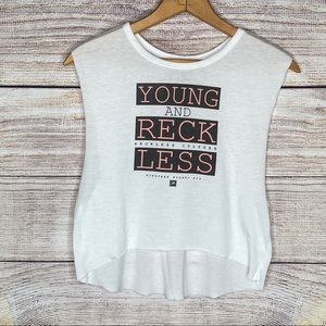 Young And Reckless Sleeveless Crop Top